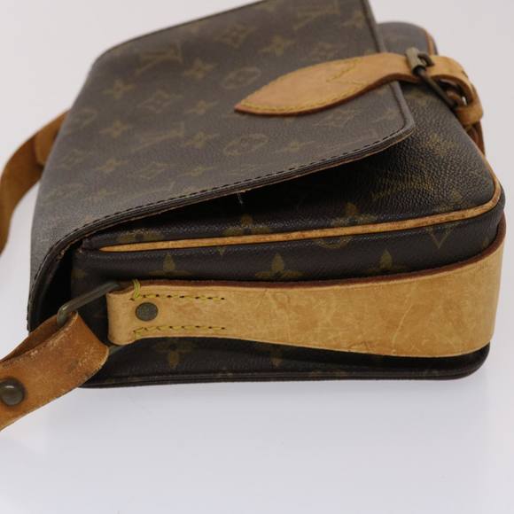 LOUIS VUITTON Monogram Cartouchiere MM Shoulder Bag M51253 LV Auth th3764 - Picture 4 of 16